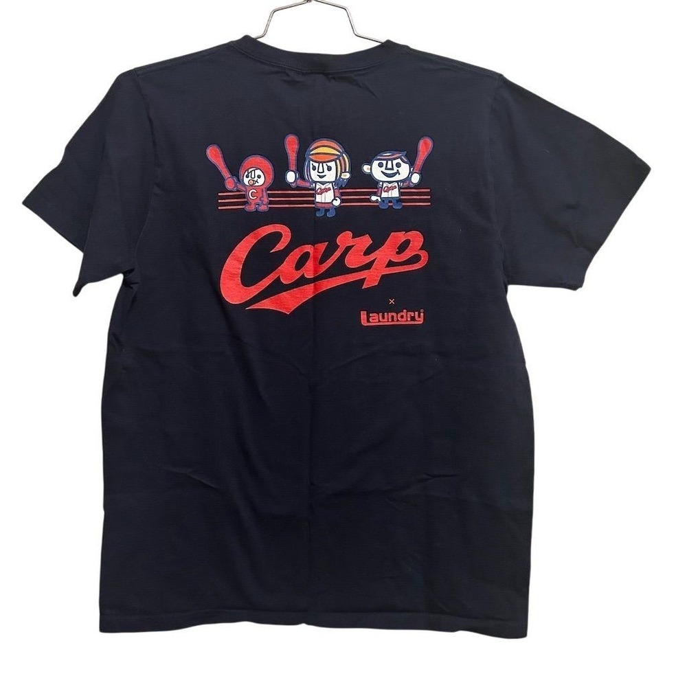 Hiroshima Carp x Laundry Men's Blue Graphic T-Shirt Size L